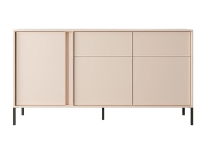 Cassettiera beige, 154 x 40 x 82 cm