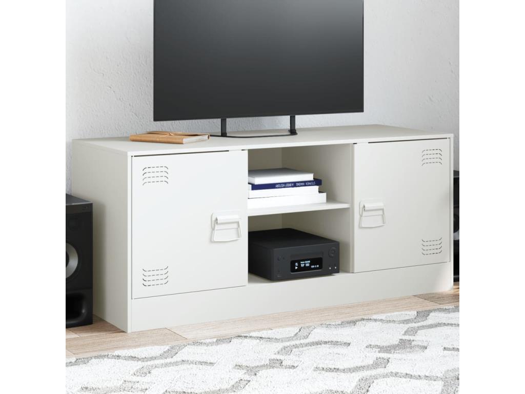 Mobile TV bianco, 99 x 39 x 44 cm