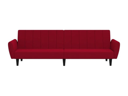 Divano in velluto rosso
