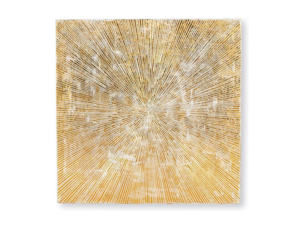 Struttura del letto dorata