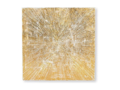 Struttura del letto dorata