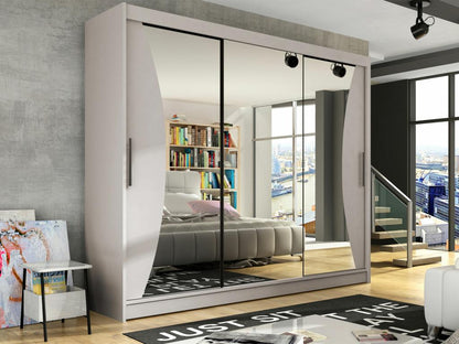 Armadio marrone, 215 x 250 x 58 cm