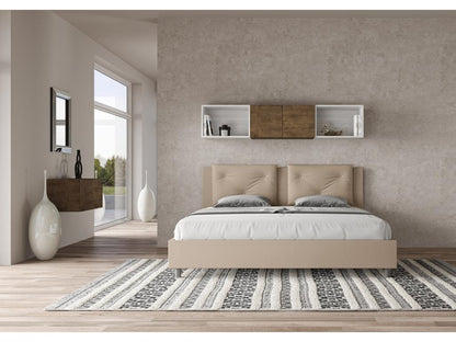 Struttura letto in similpelle, 200 x 200 cm