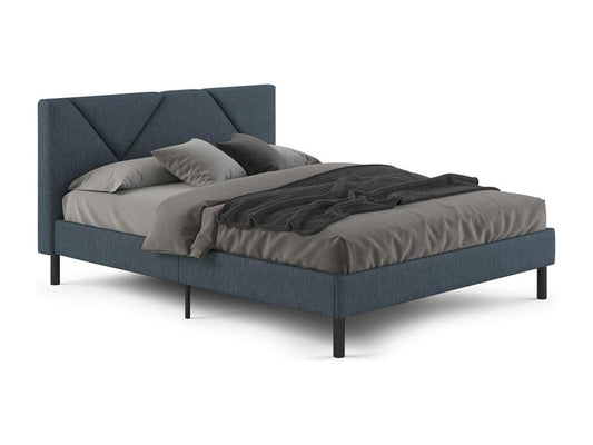 Struttura letto blu, 160 x 190 cm