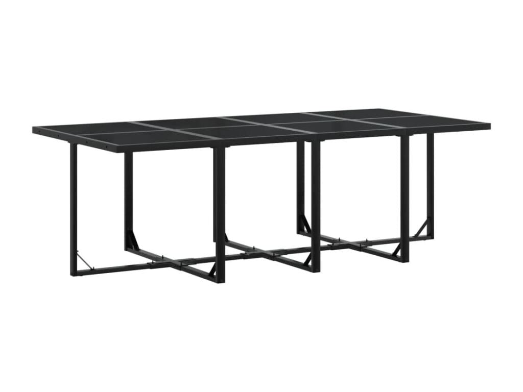 Set di mobili da esterno neri
