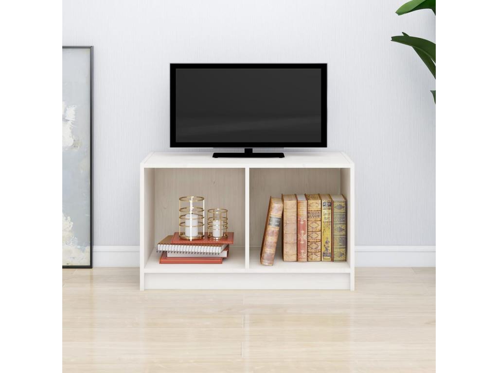 Mobile TV bianco, 70 x 33 x 42 cm