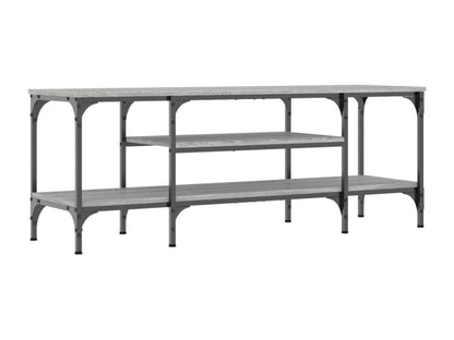 Mobile TV in legno ingegnerizzato grigio, 121 x 35 x 45 cm
