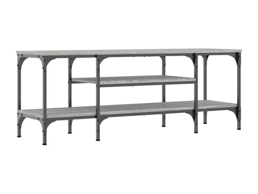 Mobile TV in legno ingegnerizzato grigio, 121 x 35 x 45 cm