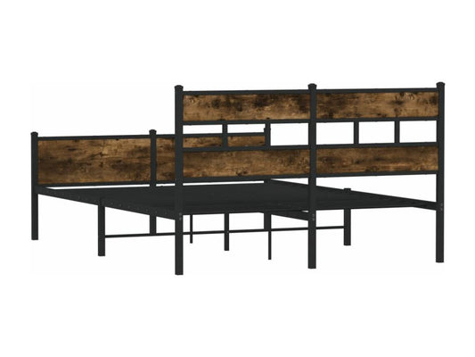 Struttura letto marrone, 137 x 190 cm