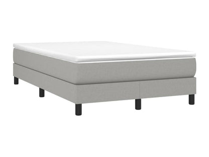 Struttura letto in tessuto grigio, 120 x 200 cm
