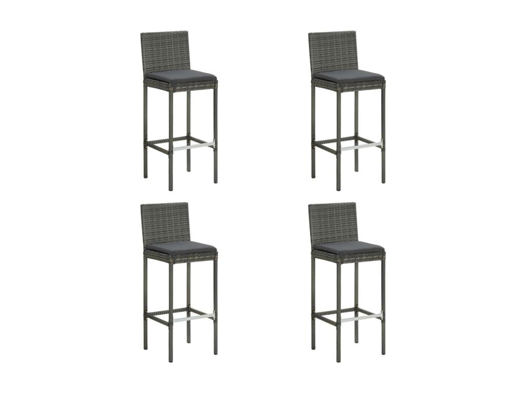 Set di mobili da esterno grigi