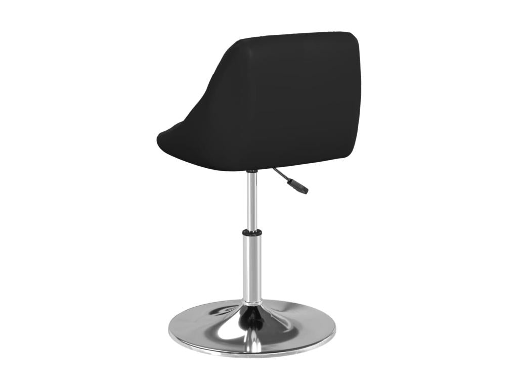 Sedia in similpelle nera