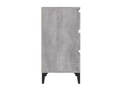 Tavolo in legno ingegnerizzato grigio, 40 x 35 x 70 cm