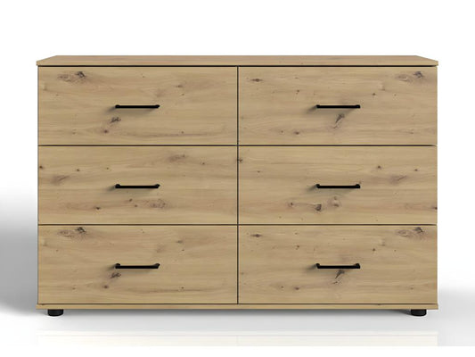 Cassettiera naturale con contenitore