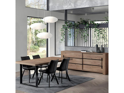 Credenza marrone a 2 ante