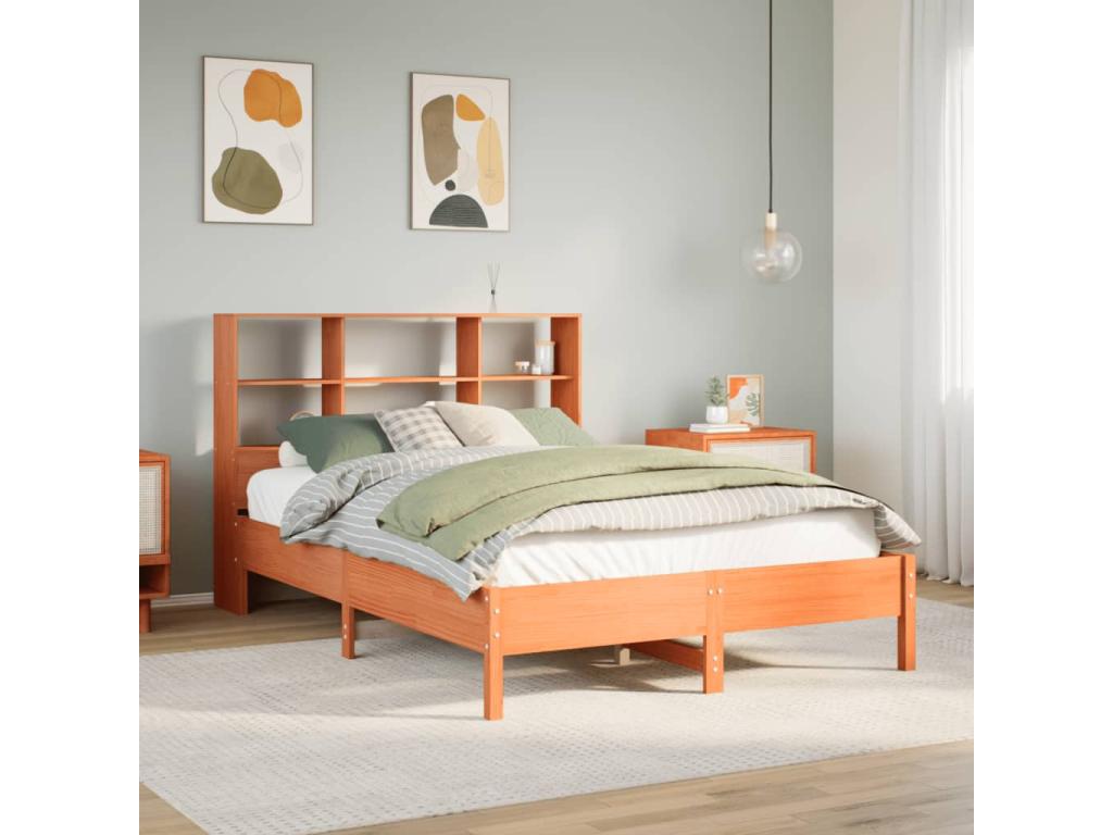 Struttura letto marrone, 140 x 200 cm