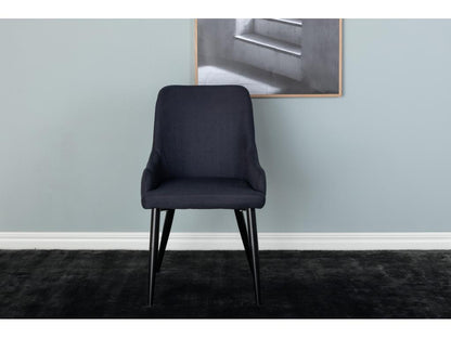 Sedia nera, 49 x 58 x 86 cm