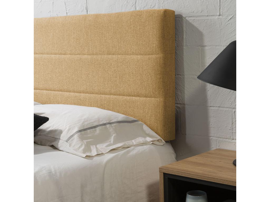 Struttura letto gialla, 140 x 60 cm