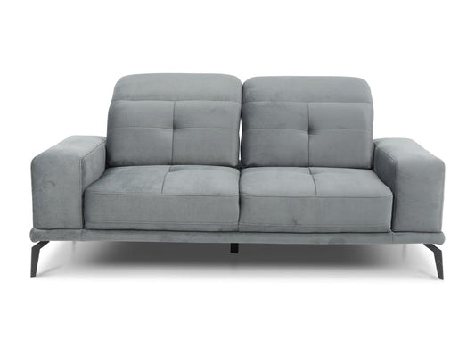 Divano in tessuto grigio