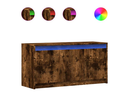 Mobile TV in legno ingegnerizzato marrone, 100 x 34 x 50 cm