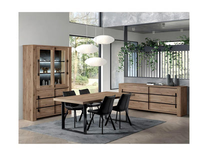 Credenza marrone a 2 ante