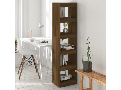 Libreria marrone, 40 x 30 x 166 cm
