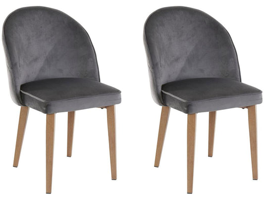 sedia da pranzo grigia