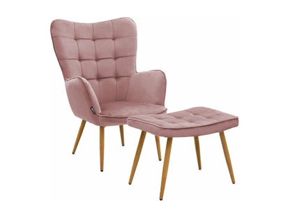 Poltrona in velluto, 68 x 72 x 98 cm