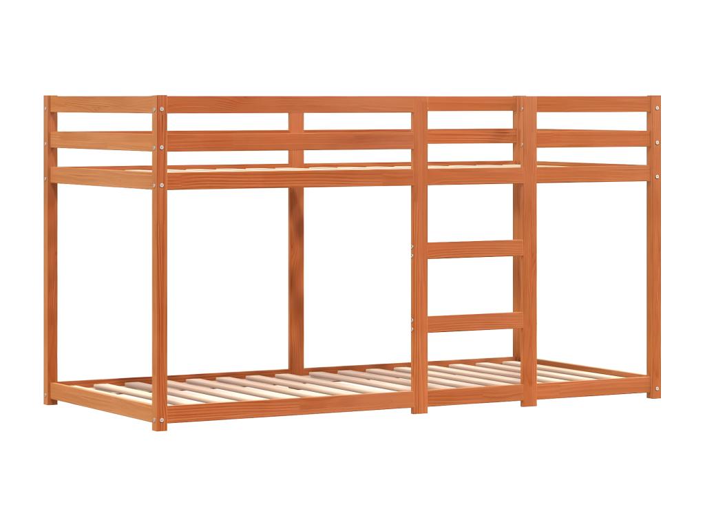 Struttura per letto a castello blu, 90 x 200 cm