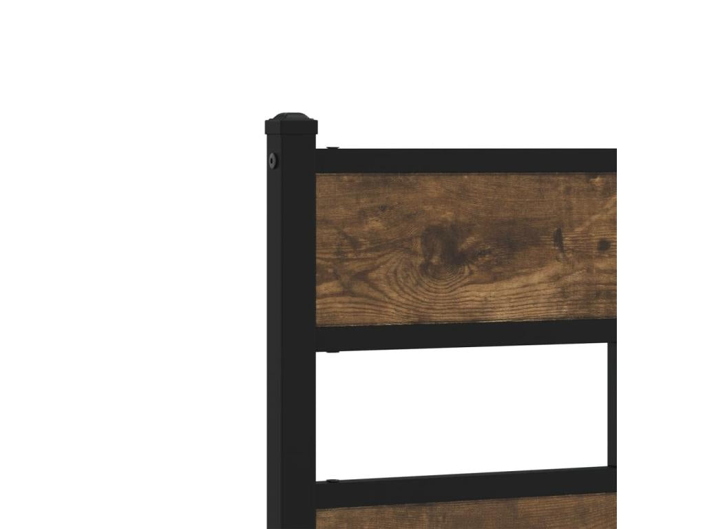 Struttura letto marrone, 137 x 190 cm