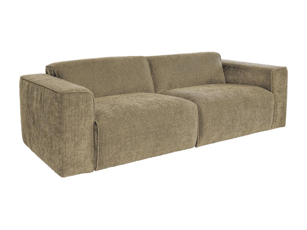 Divano in velluto beige