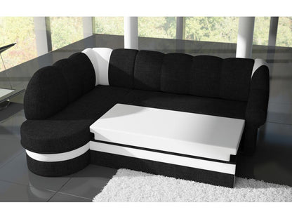 Divano letto trasformabile in velluto blu