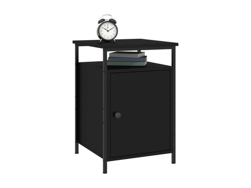 Mobili per la casa in legno ingegnerizzato nero, 40 x 42 x 60 cm