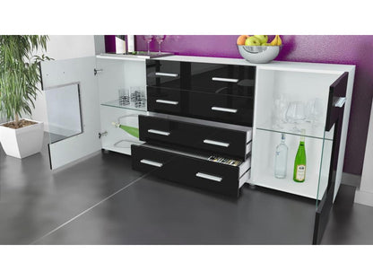 Credenza bianca, 72 x 166 x 35 cm