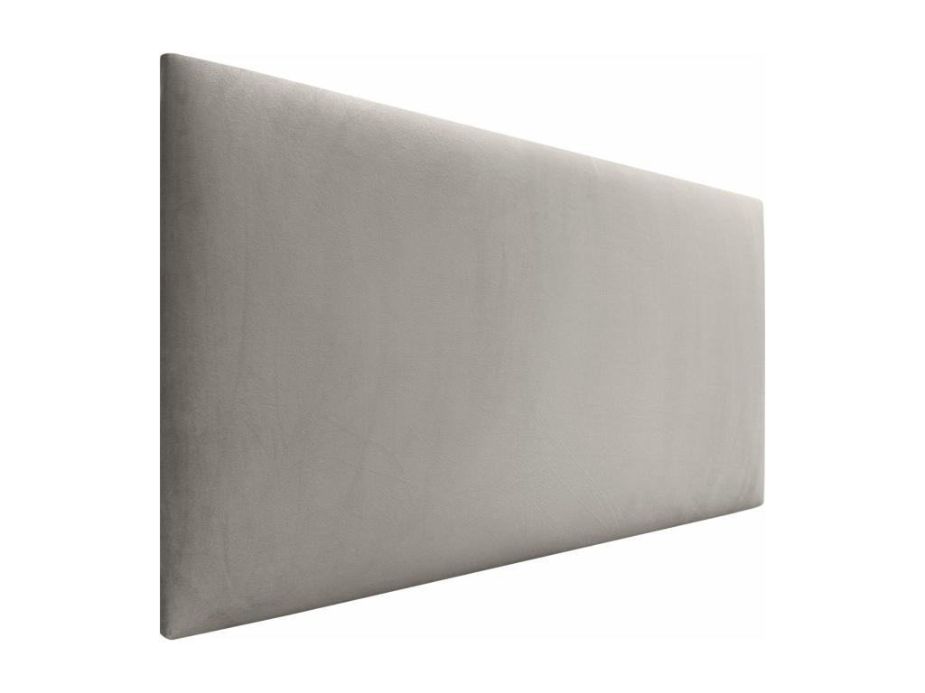 Struttura letto in velluto beige, 95 x 50 cm