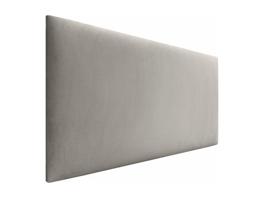 Struttura letto in velluto beige, 95 x 50 cm