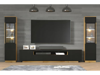 Mobile bianco per la casa con contenitore, 37 x 150 x 33 cm