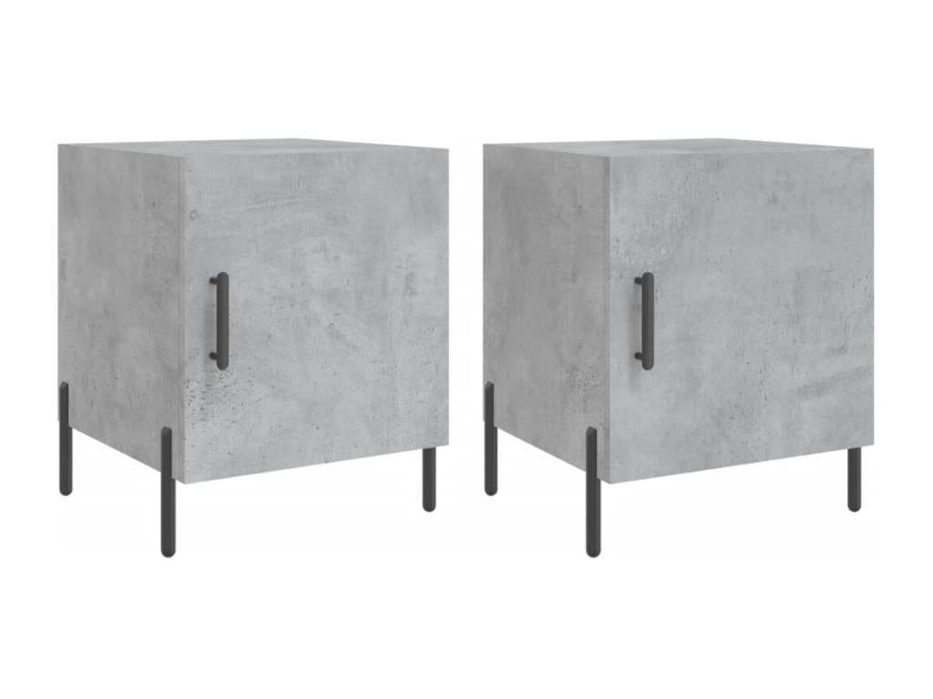 Mobili per la casa in legno ingegnerizzato grigio, 40 x 40 x 50 cm