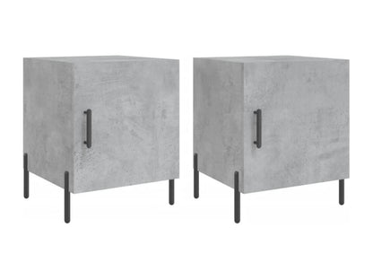 Mobili per la casa in legno ingegnerizzato grigio, 40 x 40 x 50 cm