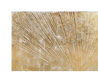 Struttura del letto dorata