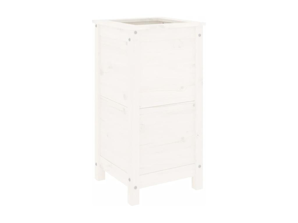 Mobili per la casa in legno massello bianco, 40 x 40 x 78 cm