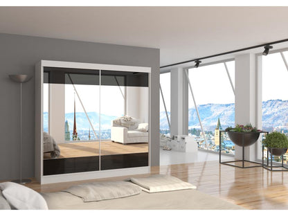 Armadio bianco a 2 ante