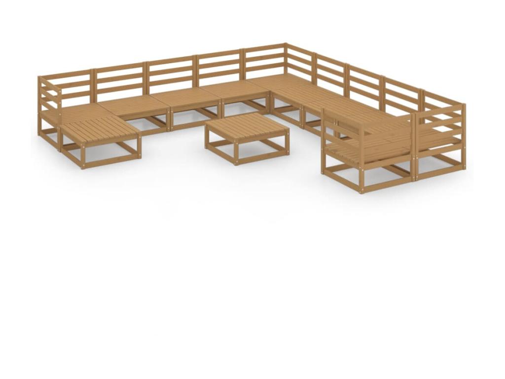 Set di mobili da esterno naturali