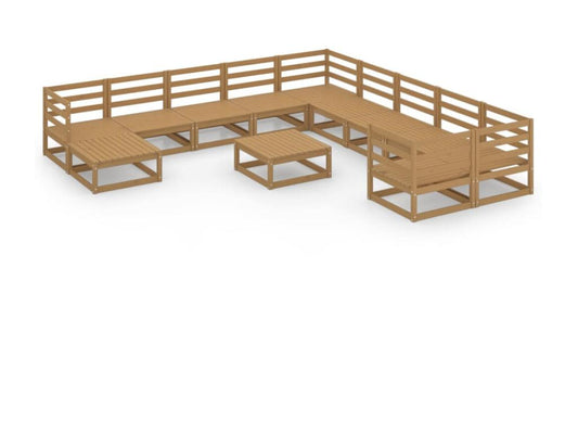 Set di mobili da esterno naturali