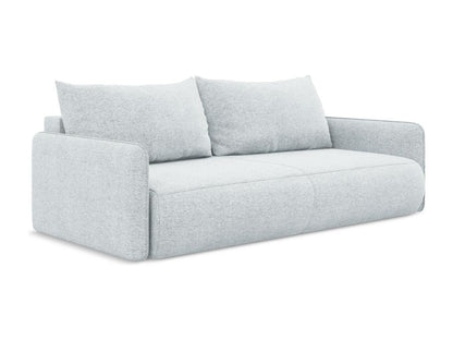 Divano letto trasformabile in tessuto blu