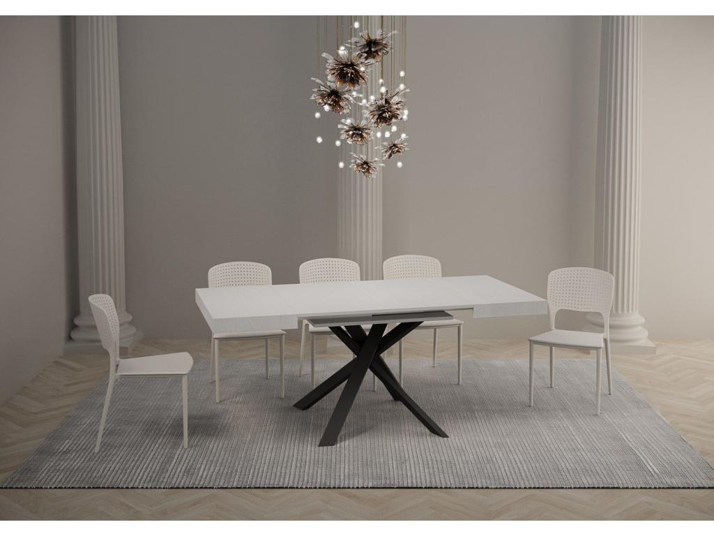 Tavolo bianco, 90 x 90 cm