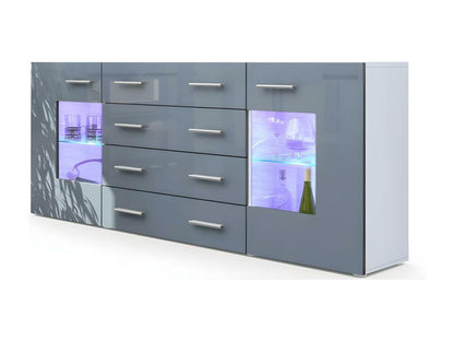 Credenza bianca, 72 x 166 x 35 cm